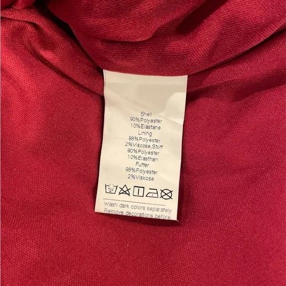 Grace Karin Sleeveless Red Sequin Cocktail Dress Size Large - Picture 7 of 7